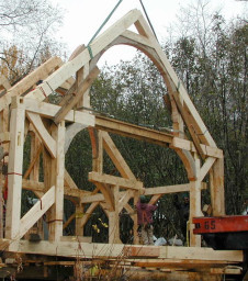 Jeff Dean's Curved Rafters - The Shelter Blog