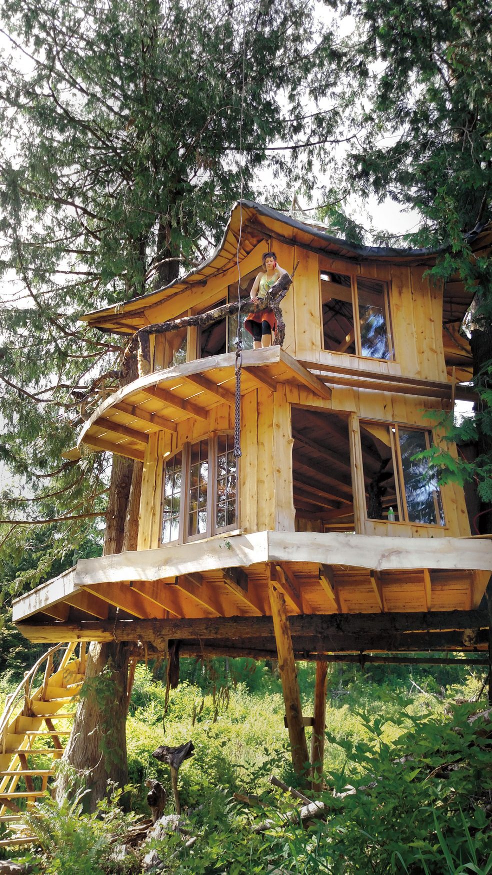 Sunray Kelley S Two Story Treehouse The Shelter Blog